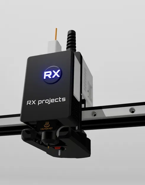 RX projects cho máy in Cartesian (quạt 5015) V3 - Image 1