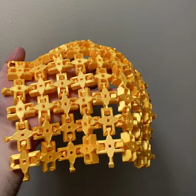 Vải Chainmail in 3D (có thể lắp ghép khớp nối)