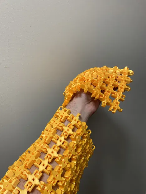 Vải Chainmail in 3D (có thể lắp ghép khớp nối) - Image 4