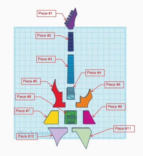 Mô hình đàn Guitar của Eddie Munson (Stranger Things) - Image 3