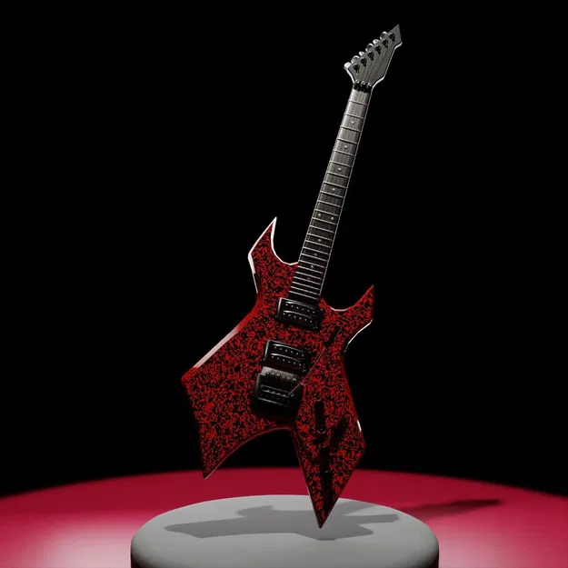 Mô hình đàn Guitar của Eddie Munson (Stranger Things) - Image 10