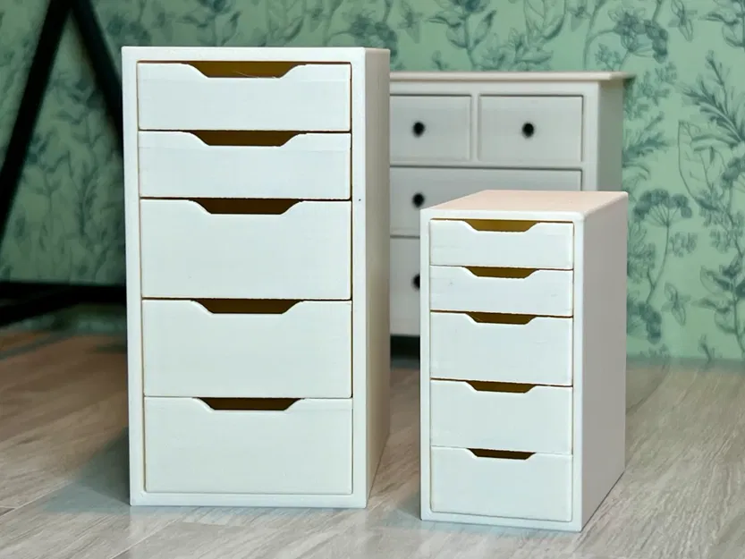 Bộ Tủ Ngăn Kéo Mini Để Bàn Tự In 3D Cực Đẹp Và Tiện Lợi - Image 1