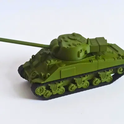 Mô hình xe tăng M4A4 Sherman VC Firefly 1/72 in 3D