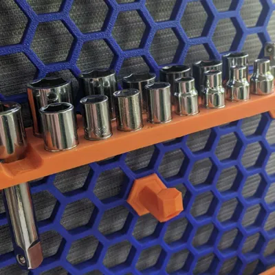 Khay treo đầu khẩu (socket holder) cho bảng Honeycomb Storage Wall
