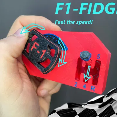 F1 Fidget - Đồ chơi cần số xe đua in 3D giải tỏa căng thẳng