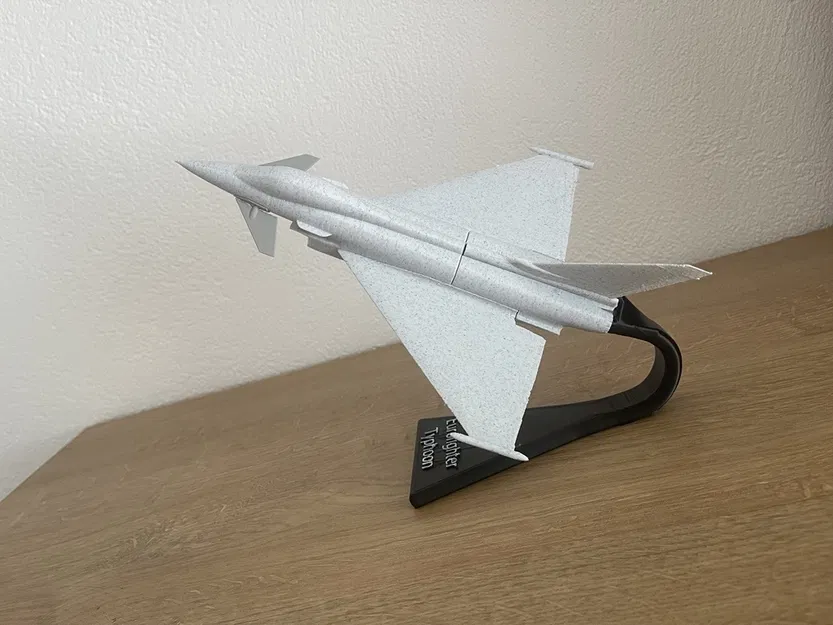 Mô hình máy bay Eurofighter Typhoon 3D kèm đế trưng bày đẹp mắt - Image 1