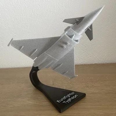 Mô hình máy bay Eurofighter Typhoon 3D kèm đế trưng bày đẹp mắt