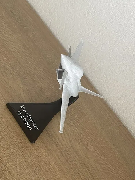Mô hình máy bay Eurofighter Typhoon 3D kèm đế trưng bày đẹp mắt - Image 4