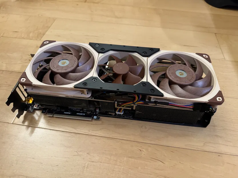 Bộ khung kết nối quạt tản nhiệt GPU 120mm và 92mm (Fan Joiner) - Image 2