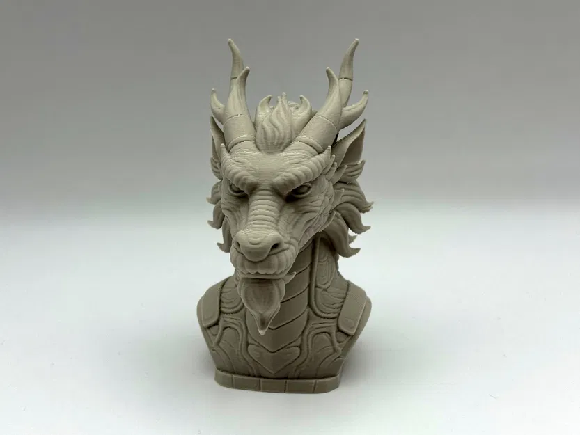 Tượng Bán Thân Rồng Trung Hoa Hùng Vĩ - Image 2