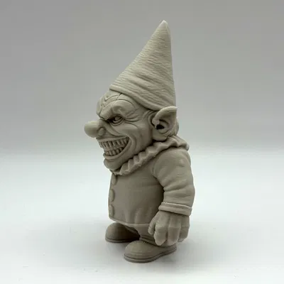Tượng Chú Lùn Giữ Vườn Hề Ma Quái (Evil Clown Garden Gnome)