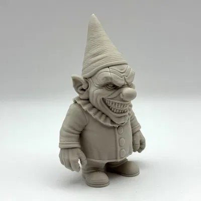 Tượng Chú Lùn Giữ Vườn Hề Ma Quái (Evil Clown Garden Gnome)
