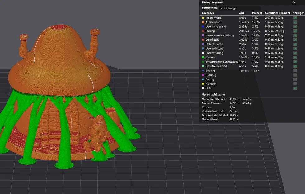 Nhà Xì Trum - Mô hình ngôi nhà nấm cổ điển - Image 2
