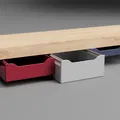 Ngăn kéo gắn dưới bàn – Nhiều kích thước và kiểu dáng tùy chọn - Thumbnail 1