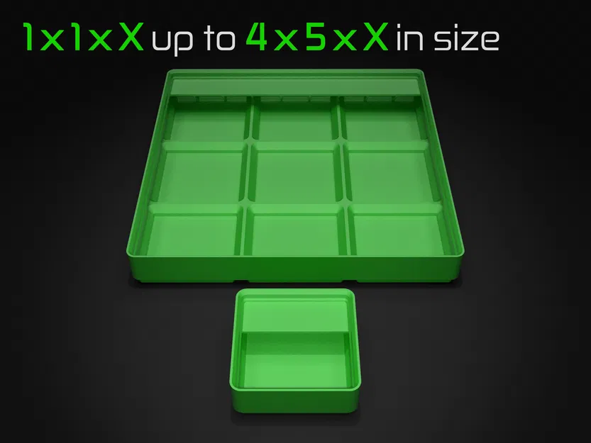 Gridfinity Ultra Light Bins - Phiên bản có nhãn - Image 3