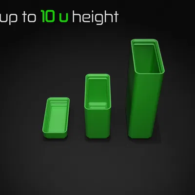 Gridfinity Ultra Light Bins - Phiên bản Half Grid trơn