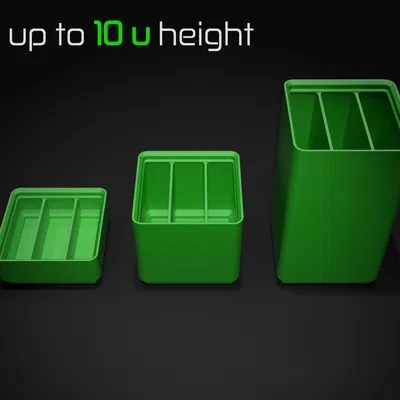 Gridfinity Ultra Light Bins - Divider Edition