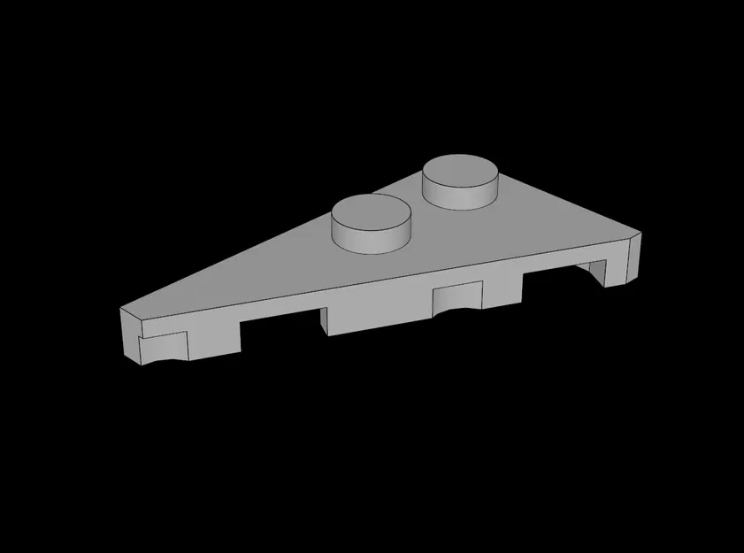 Mảnh ghép cánh mô hình tương thích Lego (65429) - File in 3D - Image 1