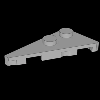 Mảnh ghép cánh mô hình tương thích Lego (65429) - File in 3D