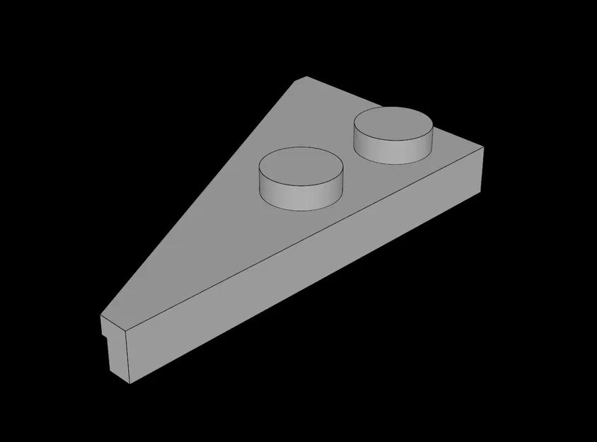 Mảnh ghép cánh máy bay tương thích Lego (65426) - Tự in 3D tại nhà - Image 1