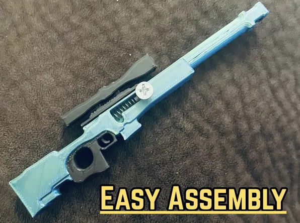 Móc khóa súng bắn tỉa AWP - Súng bắn đạn BB mini có chức năng thật - Image 3