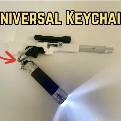 Móc khóa súng bắn tỉa AWP - Súng bắn đạn BB mini có chức năng thật