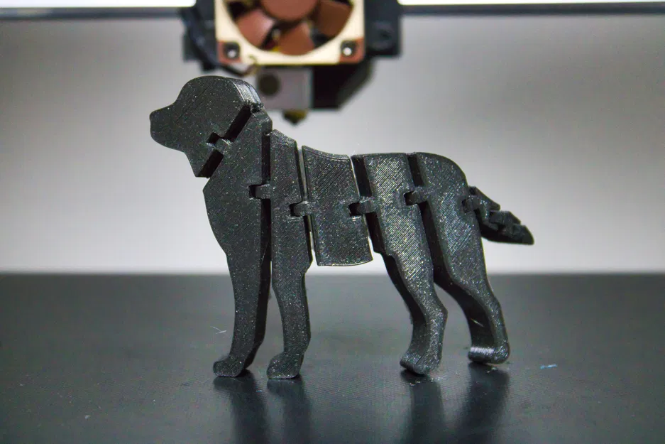 Mô hình chú chó Labrador linh hoạt in 3D cực đáng yêu - Image 1