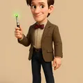 Mô hình 3D The 11th Doctor (Doctor Who) phong cách hoạt hình - Thumbnail 1