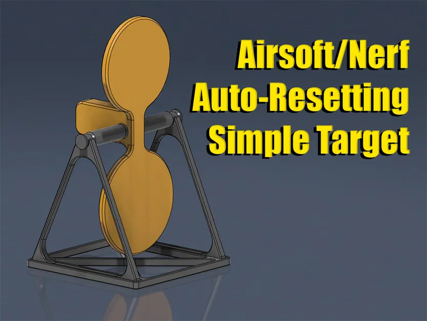 Mục tiêu tập bắn tự phục hồi đơn giản cho Airsoft/Nerf - Image 1