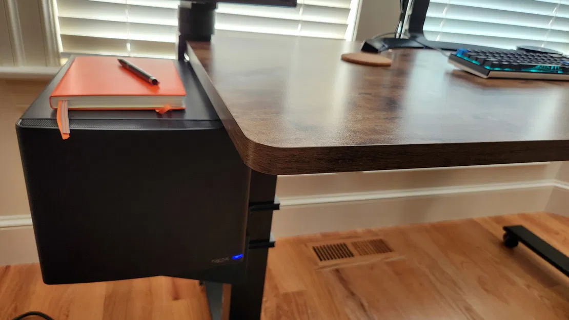 Bộ giá đỡ quản lý dây cáp và laptop/PC cho bàn đứng Flexispot - Image 2