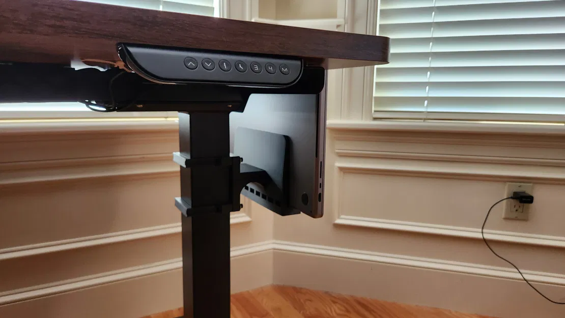 Bộ giá đỡ quản lý dây cáp và laptop/PC cho bàn đứng Flexispot - Image 4