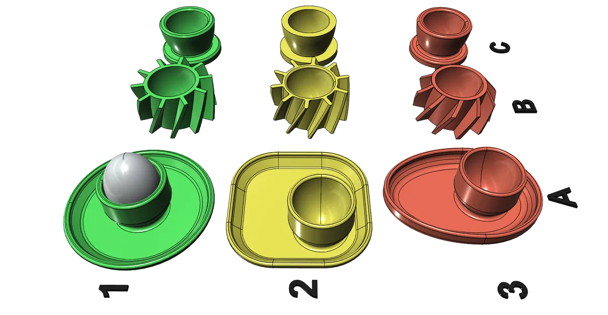 Bộ giá đỡ trứng 3D thông minh - 18 phiên bản in không cần support - Image 7