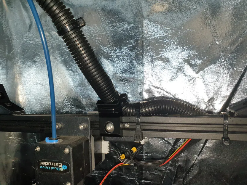 Dẫn hướng ống 14-16mm cho V-Slot 2020 (Ender 5 Plus & loại khác) dùng T-Nut M3 M4 M5 - Image 2