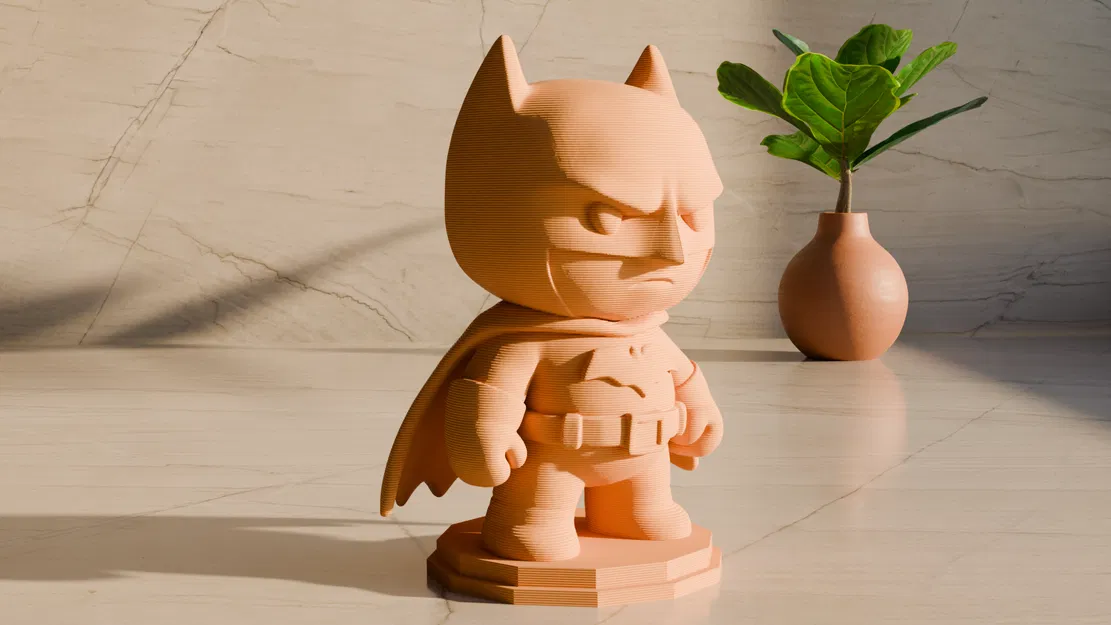Mô hình Batman dễ thương phong cách Chibi cho tín đồ 3D Printing - Image 1