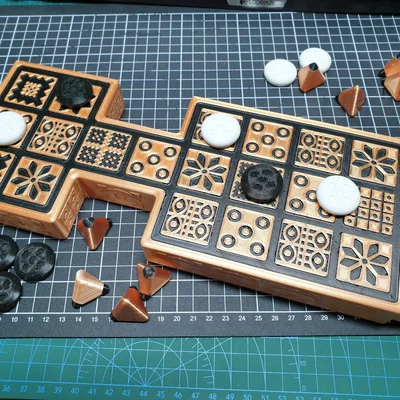 Bộ cờ cổ Royal Game Of UR tích hợp ngăn kéo