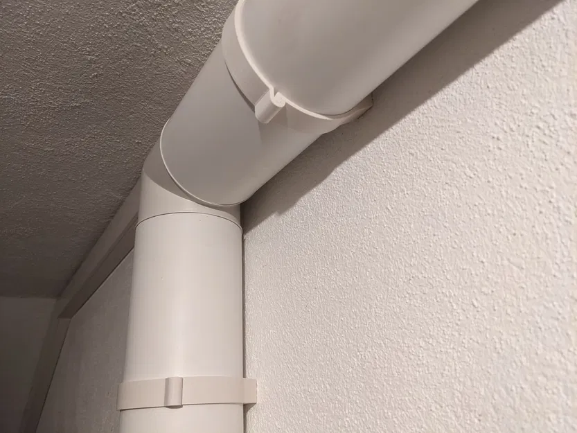 Kẹp giữ ống thông gió 3D (100mm & 125mm) - Giải pháp lắp đặt gọn gàng - Image 1