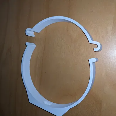 Kẹp giữ ống thông gió 3D (100mm & 125mm) - Giải pháp lắp đặt gọn gàng