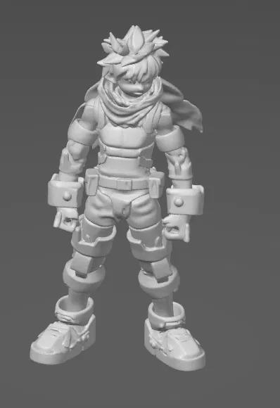 Mô hình 3D Deku Vigilante (My Hero Academia) cực chất - Image 2