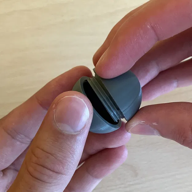 Quả cầu có ren - Bóng bốc thăm in 3D - Thiết kế vặn khớp cho bốc thăm trúng thưởng - Image 1