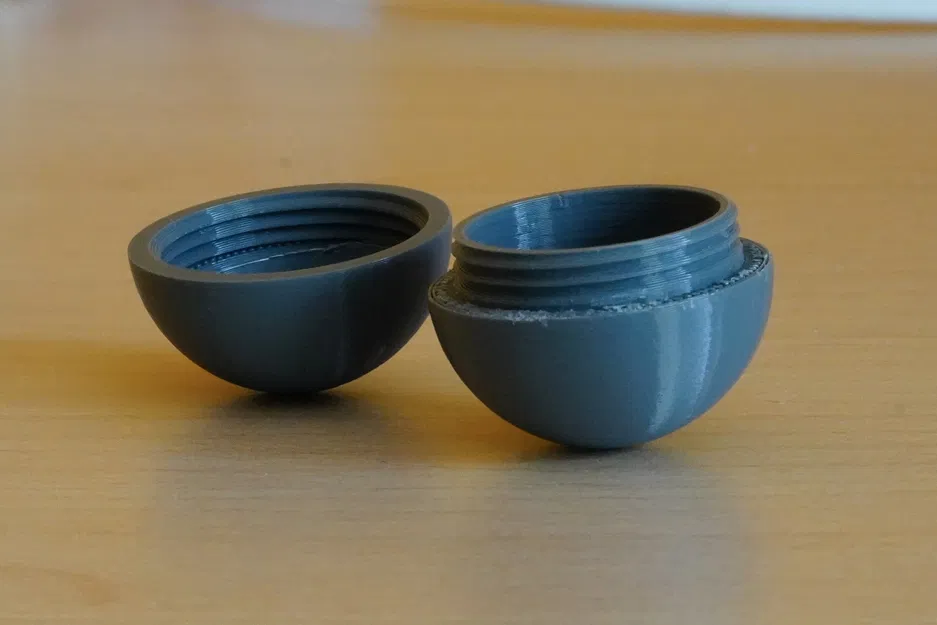 Quả cầu có ren - Bóng bốc thăm in 3D - Thiết kế vặn khớp cho bốc thăm trúng thưởng - Image 2