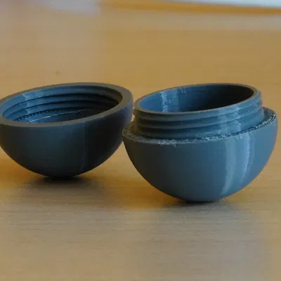 Quả cầu có ren - Bóng bốc thăm in 3D - Thiết kế vặn khớp cho bốc thăm trúng thưởng