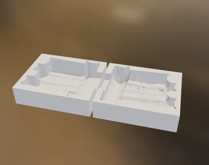 Mẫu khuôn in 3D làm nến hình chồng sách cổ điển (Books Candle Mold) - Image 2