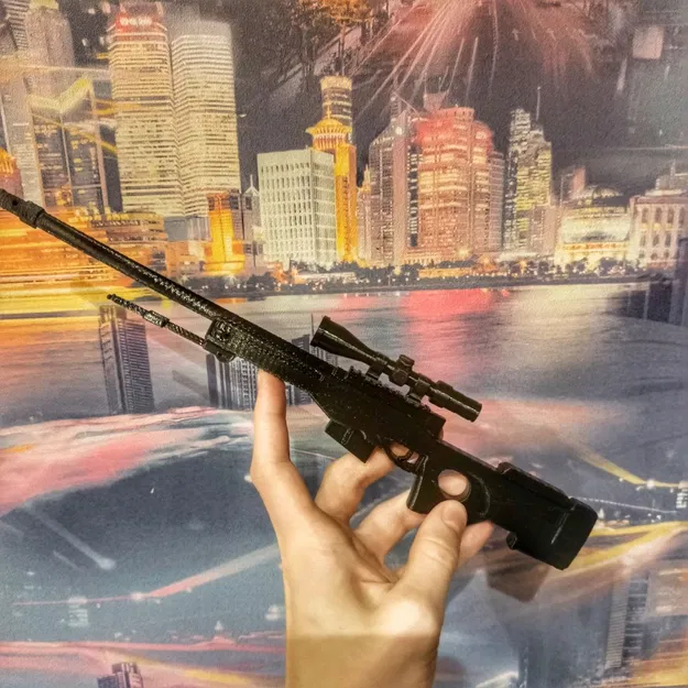Mô hình 3D súng bắn tỉa AWP siêu chi tiết - Image 1