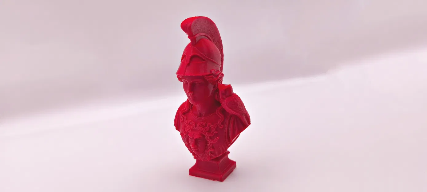 Tượng bán thân nữ thần Athena Hy Lạp phiên bản Hi-Res - Image 2