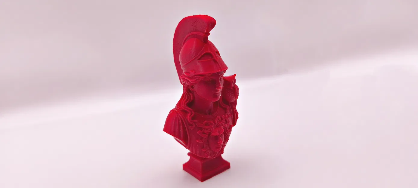 Tượng bán thân nữ thần Athena Hy Lạp phiên bản Hi-Res - Image 3