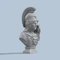 Tượng bán thân nữ thần Athena Hy Lạp phiên bản Hi-Res - Thumbnail 5