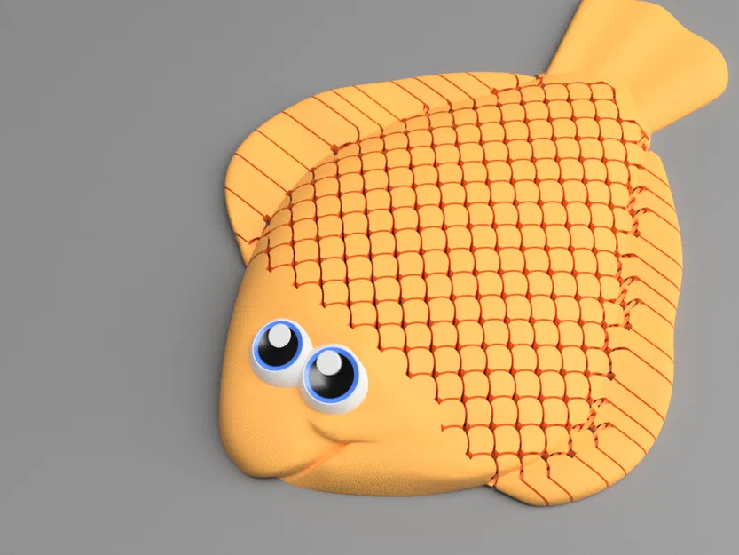 Floppy Flounder - Mẫu cá linh hoạt chuyển động - Image 1
