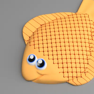Floppy Flounder - Mẫu cá linh hoạt chuyển động