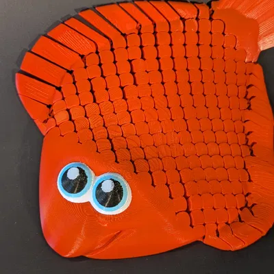 Floppy Flounder - Mẫu cá linh hoạt chuyển động