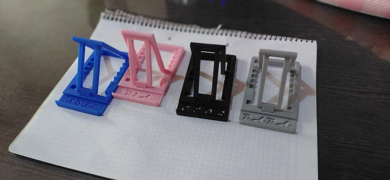 Giá đỡ điện thoại để bàn có thể điều chỉnh độ nghiêng (In 3D) - Image 4